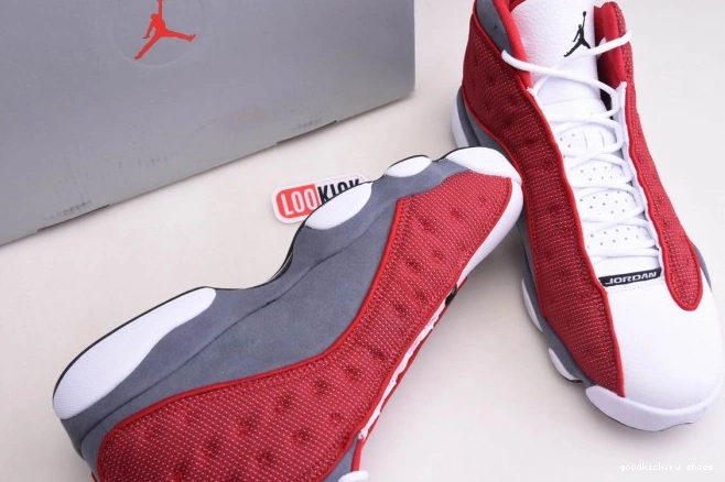 Rep Retro Red Grey Air Flint Gym 414571-600 13 Jordan 0808